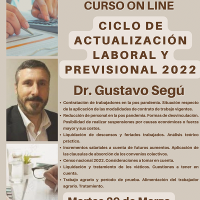 Ciclo de Actualización Laboral y Previsional 2022